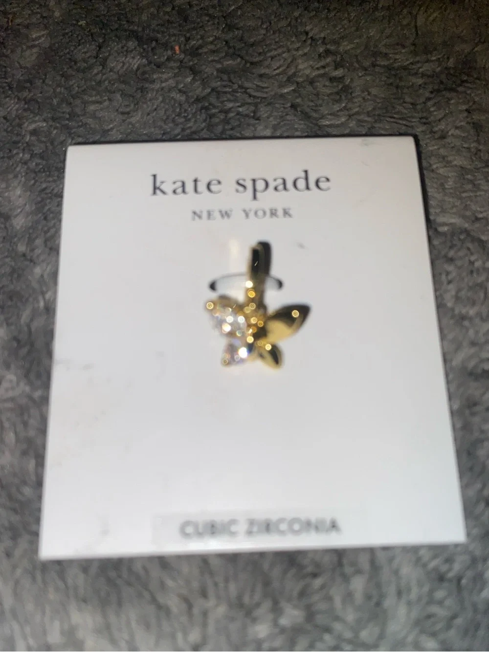 Kate Spade New York Womens Butterfly Charm $60